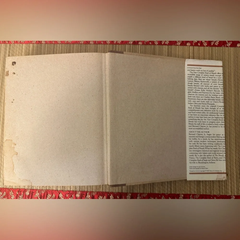New Complete Book of Breads by Bernard Clayton HB; 1987 Revised Edition